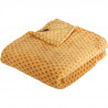 Plaid Flanelle Imprimé Otto - 125 x 150 cm - Ocre