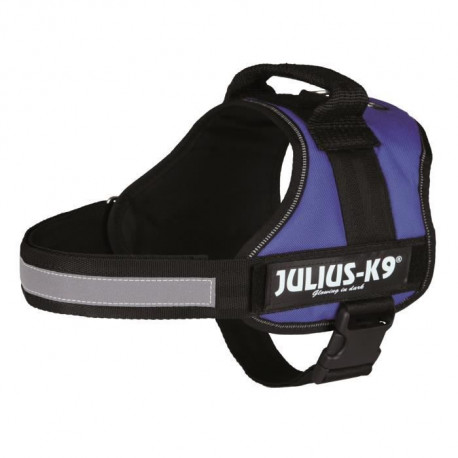 Harnais Power Julius-K9 - 0 - M-L : 58-76 cm-40 mm - Bleu - Pour chien