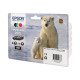 EPSON Multipack 26 XL - Ours Polaire - Noir, Jaune, Cyan, Magenta (C13T26364020)