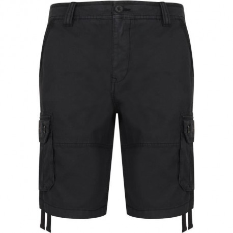DISSIDENT Bermuda Cargo Noir Homme
