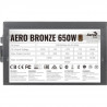 Alimentation PC non modulaire - AEROCOOL - Aero Bronze 650W (80+Bronze) - 650W (ACPB-AR65AEC.11)