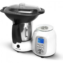 Robot de cuisine intelligent KALORIK TKG HA 1020 - Blanc - 1500 W - Bol acier inoxydable 2 L - 10 vitesses - Minuteur