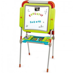 SMOBY Tableau Evolutif Ardoise Double Face 80 Accessoires