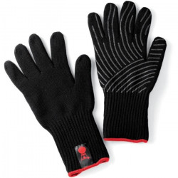 Gants spécial barbecue premium - taille S/M, noir