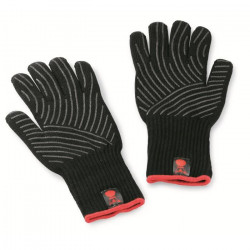 Gants spécial barbecue premium - taille L/XL, noir