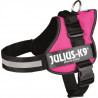 Harnais Power Julius-K9 - 1 - L : 66-85 cm-50 mm - Fuschia - Pour chien