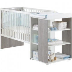 BABYPRICE  Lit Bébé Sitta Combiné Evolutif 120x60 cm