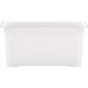 CURVER | HANDY PLUS 15L CLIPS BLANCS - 100% RECYCLE, Rangement, Milky, 40 x 29 x 20 cm