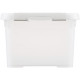CURVER | HANDY PLUS 15L CLIPS BLANCS - 100% RECYCLE, Rangement, Milky, 40 x 29 x 20 cm