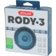 ZOLUX Roue d'exercice silencieuse pour petits rongeurs adaptés aux cages Rody3 - Rodylounge - Bleu