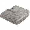 Plaid Flanelle Imprimé Otto 125 x 150 cm - Gris