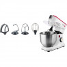 Robot Patissier FAGOR FG5239 - Blanc et rouge - 1200W - Bol Inox 8L - 6 vitesses - Eclairage LED - Kit patisserie