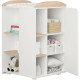 Polini - lit combine evolutif Ameli blanc/naturel de 60x120 cm a 90x190 cm