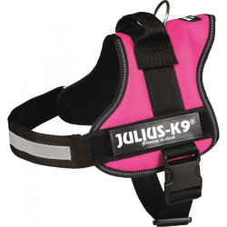Harnais Power Julius-K9 - 0 - M-L : 58-76 cm-40 mm - Fuschia - Pour chien