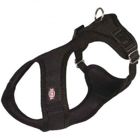 TRIXIE Harnais soft S : 33 a 50cm - Noir - Pour chien