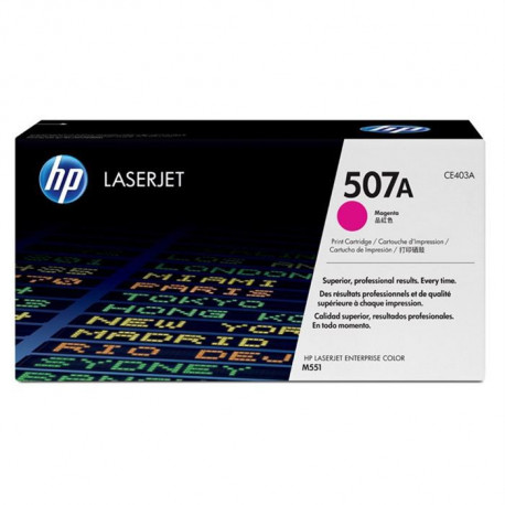 HP 507A Cartouche de toner magenta LaserJet authentique (CE403A) pour HP LaserJet Enterprise M551/M575HP LaserJet Pro M570