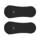 LOTTO Lot de 2 Paires de Chaussettes Invisibles Footies Noir Homme