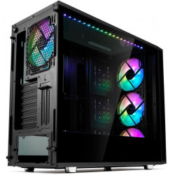 FRACTAL DESIGN BOITIER PC Define S2 Vision - Vision RGB Blackout - Noir - Verre trempé - Format ATX (FD-CA-DEF-S2V-RGB-BKO-TGD)