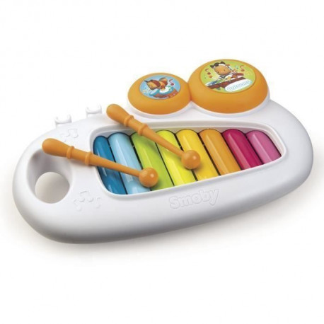 SMOBY Cotoons Xylophone + 2 Tambourins