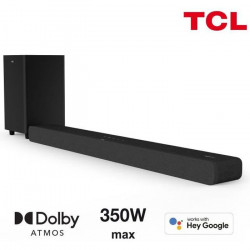 TCL TS8132 Barre de son avec caisson de basses sans fil - Dolby Atmos 3.1.2 - 350W -Chromecast intégré-Compatible Apple AirPl…