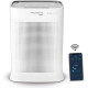 ROWENTA PU3080F0 Pure Air Genius Purificateur d'air connecté, 4 niveaux de filtration Particules, Silencieux