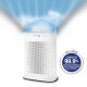 ROWENTA PU3080F0 Pure Air Genius Purificateur d'air connecté, 4 niveaux de filtration Particules, Silencieux