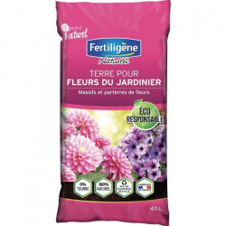 NATUREN -  Terre pour fleurs du jardinier - 40L