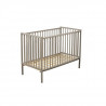 COMBELLE LIT REMI 70x140 laque gris clair
