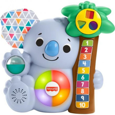 Fisher-Price - Linkimals Nicolas le koala - Peluche d'éveil - A partir de 9 mois