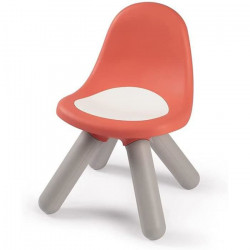 Smoby - Kid Chaise - Mobilier pour Enfant - Des 18 Mois - Intérieur et Extérieur - Rouge Brique