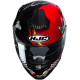 HJC Casque Intégral Rpha70 Isle of Man Noir et rouge + Cagoule