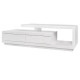 Meuble TV Style contemporain VENASSA -Panneaux alvéolaires- Blanc  - 2 tiroirs- L 160 x P 39 x H 45 cm
