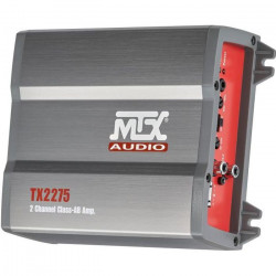 MTX Amplificateur TX2275 2 x 110 W Rms @2O ou 1 x 220 W Rms @4O Classe-AB Filtre Actif Variable Entrées Haut Niveau