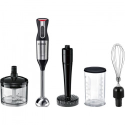 BOSCH - Mixeur plongeant ErgoMixx Style - 1000 W - 12 vitesses + turbo - pied inox 4 lames aiguisées - Bol mixeur avec couvercle