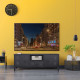Meuble TV avec 2 grandes portes 1 petite porte 1 espace de stockage - En métal - MODULO