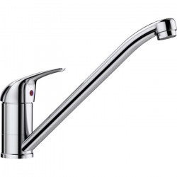 Mitigeur, robinet cuisine, bec droit orientable 360ø, BLANCO VITIS, chromé, robinetterie norme NF