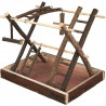 TRIXIE Aire de jeux pour oiseaux Natural Living 35 x 27 x 30 cm Bois