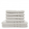 TODAY Lot de 4 Serviettes de bain 50 x 100 cm + 2 Draps de bain 70 x 130 cm Chantilly - 100% coton TODAY