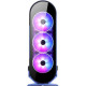 ABKONCORE AL300M Boitier PC Sans Alimentation Mini tour Format Micro-ATX Bleu Nuit (ABKO-AL-300M-BU-SYNC)