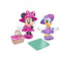 Minnie, 2 figurines articulées 7,5 cm avec accessoires, Theme Tea Party, Jouet pour enfants des 3 ans, MCN174