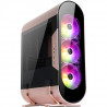 ABKONCORE AL300M Boitier PC Sans Alimentation Mini tour Format Micro-ATX Rose Or (ABKO-AL-300M-RS-SYNC)