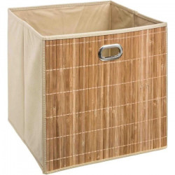 Boîte de rangement/tiroir pour meuble 31x31 cm - Bambou Naturel