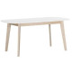 Table a manger extensible 6-8 personnes - Rectangulaire - Panneau de particules - Scandinave - Naiss - L 160-200 x l 90 x H75 cm
