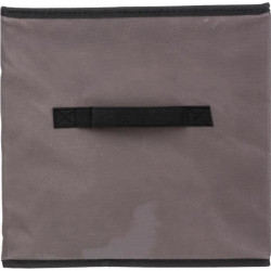 Boîte de rangement/tiroir pour meuble en tissu 31x31 cm Taupe