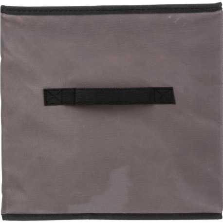 Boîte de rangement/tiroir pour meuble en tissu 31x31 cm Taupe