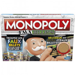 MONOPOLY - Faux billets - Jeu de plateau pour la famille et les enfants - a partir de 8 ans - inclut décodeur de M. MONOPOLY -