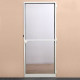 Moustiquaire porte battante  L100 cm x H220 cm - Aluminium blanc