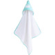 DOMIVA Coffret sortie de bain + gant - 75 x 75 cm - Aqua couronne