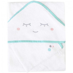 DOMIVA Coffret sortie de bain + gant - 75 x 75 cm - Aqua sourire