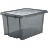 Boîte de rangement Funny Box 80 L - Gris acidulé - 64,7 x 49,5 x 36,2 cm - EDA PLASTIQUE